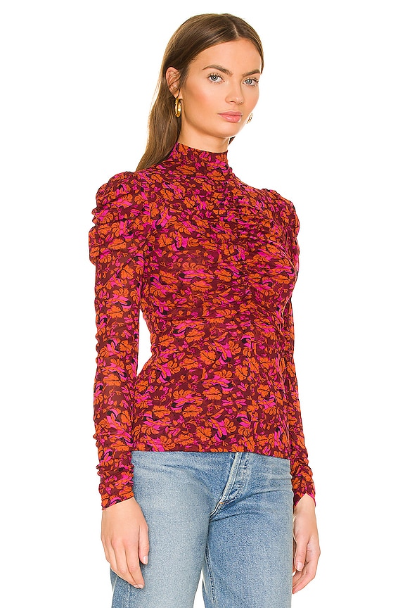 view 2 of 4 Kim Top in Grape Leaf Small Cabernet