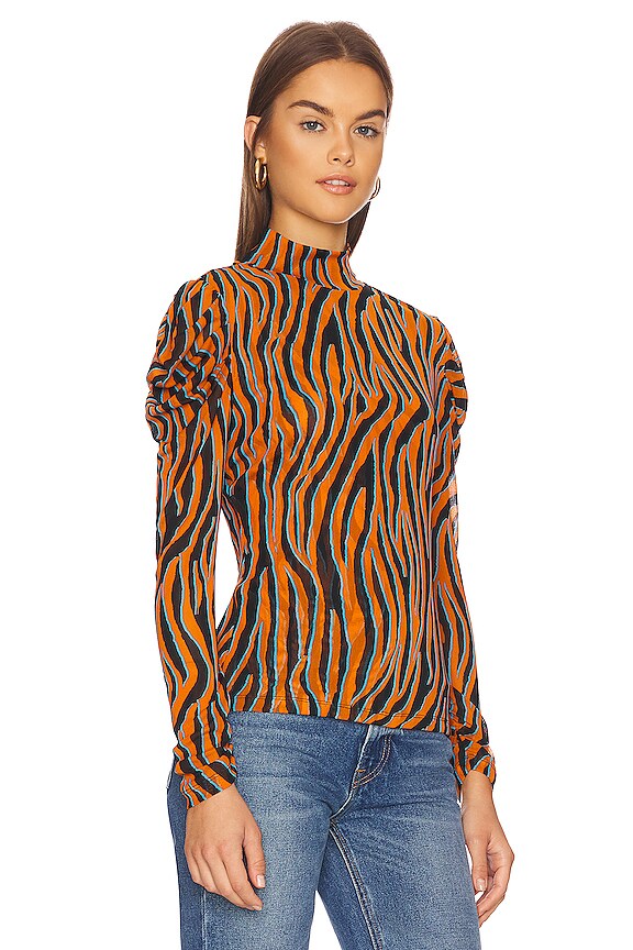 view 2 of 4 New Remy Top in Zebra Brown