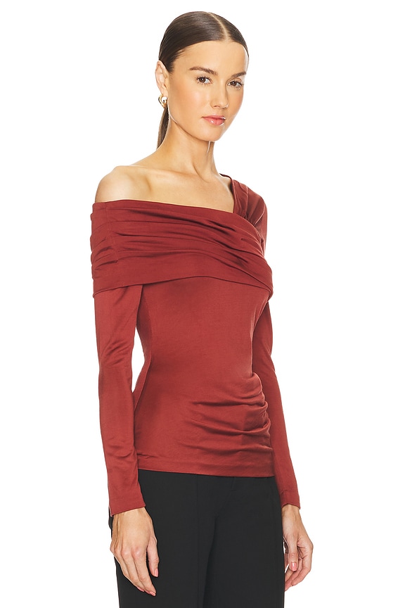 view 2 of 4 Dolores Top in Chestnut