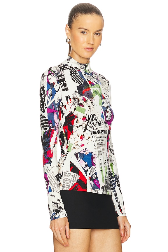 view 2 of 4 Doha Top in Poster Girl