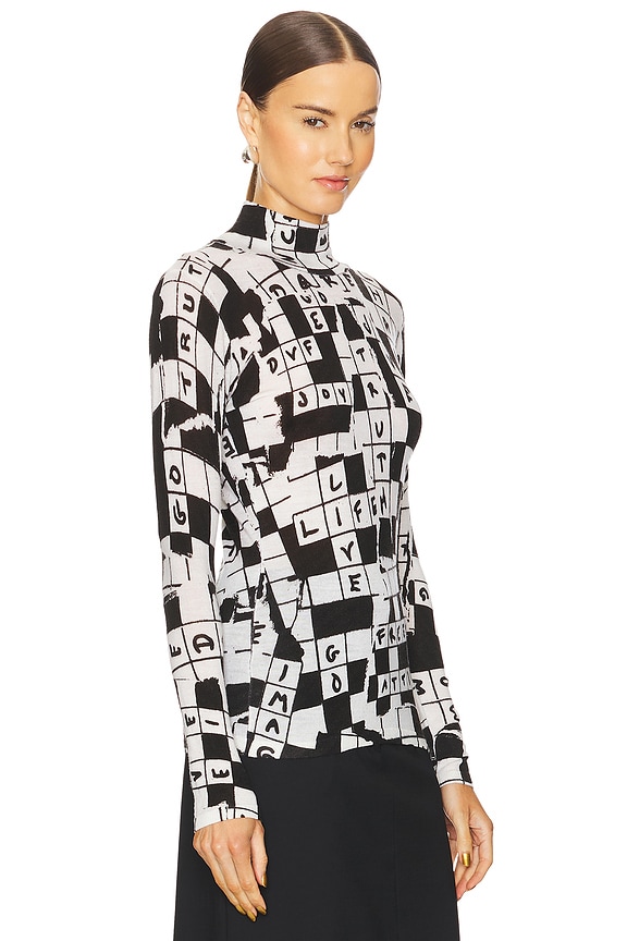 view 2 of 4 BRANDY セーター in 50th Crossword Ivory