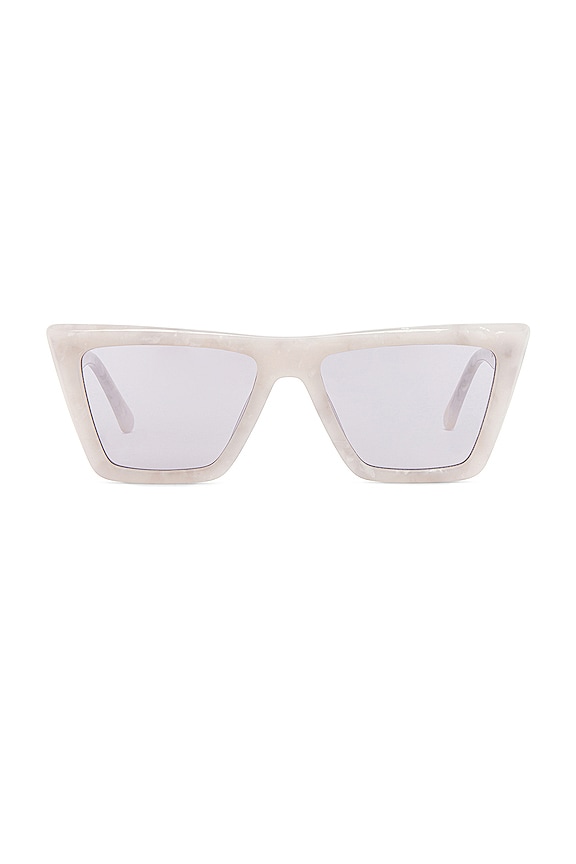 view 1 of 3 Brooklyn Sunglasses in White Marble