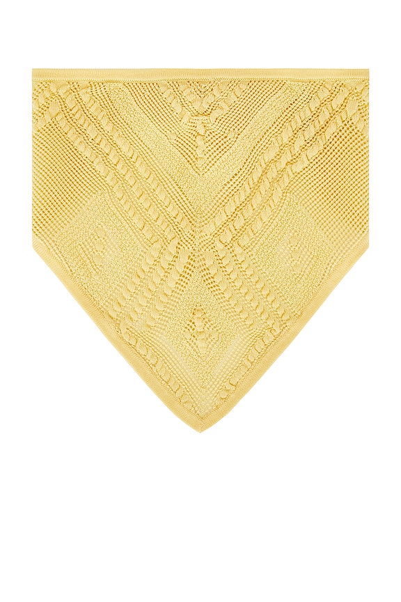 view 1 of 2 Crochet Bandana in Lemondrop