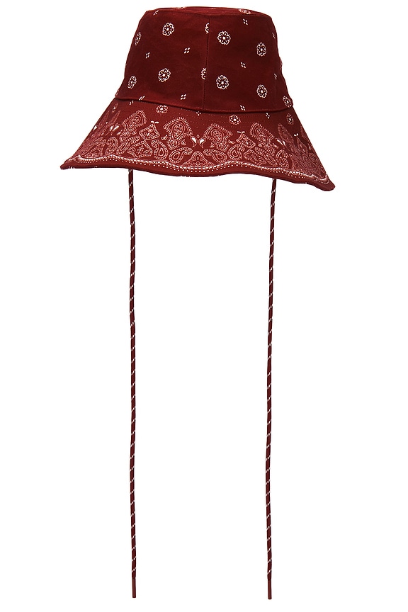 view 2 of 3 Sun Hat in Merlot