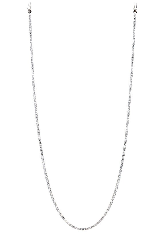 view 2 of 2 Diamond Sunglass & Mask Chain in Diamond