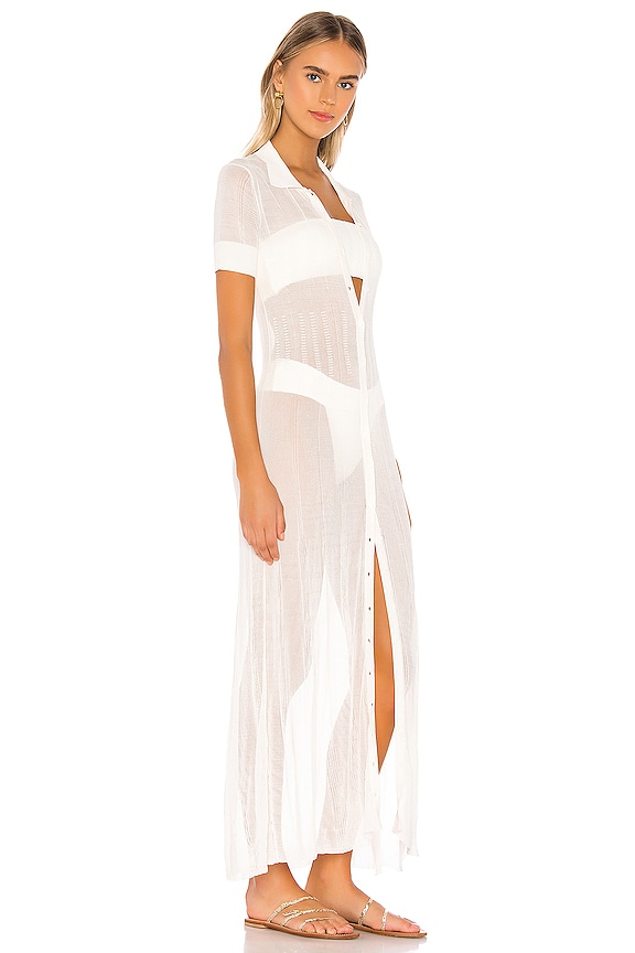 view 2 of 3 ROBE DE PLAGE ELIZA in Off White