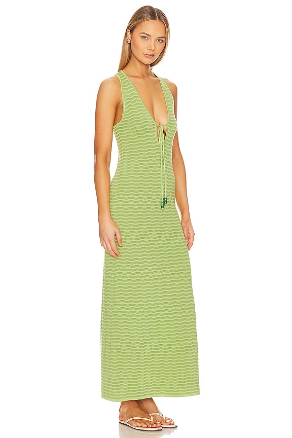 view 2 of 3 МАКСИ ПЛАТЬЕ JUDE in Kiwi