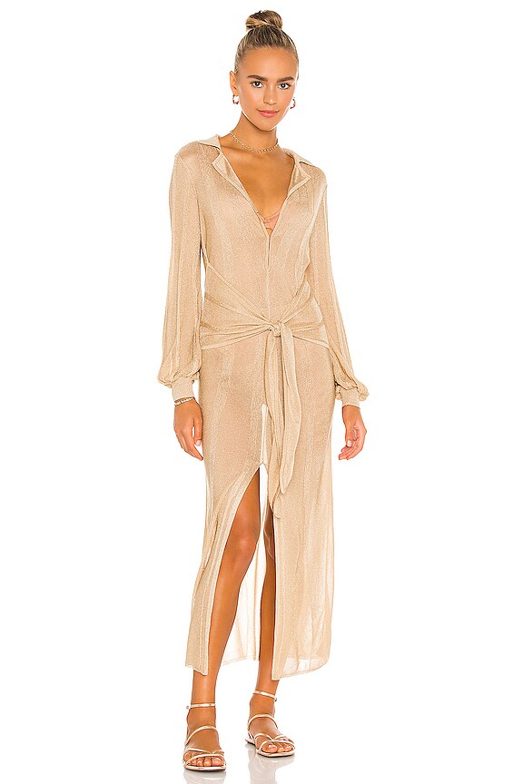 view 2 of 5 Gabby Dress in Gold