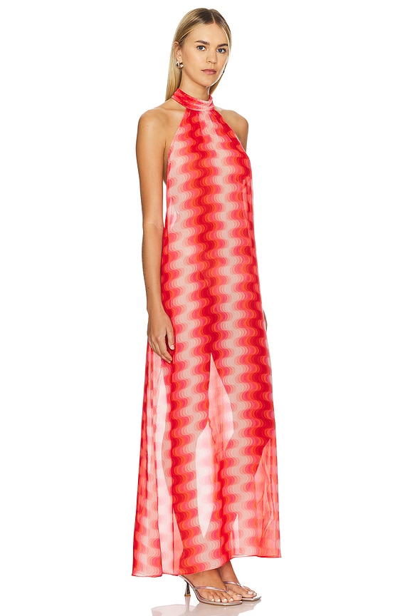 view 2 of 4 Abigail Dress in Raspberry Rose