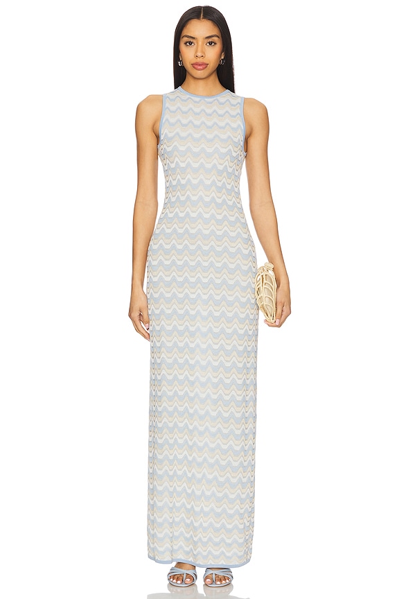 view 2 of 5 Dalia Dress in Arctic Stripe