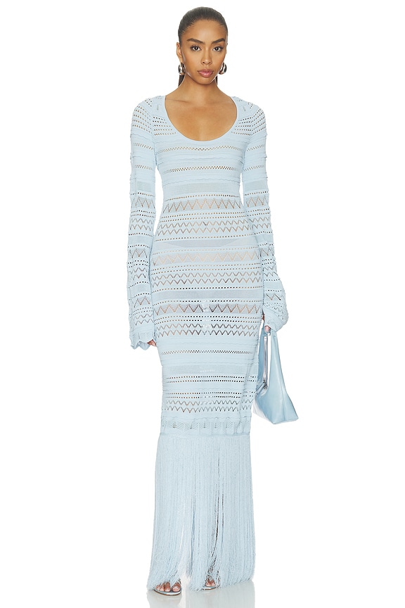view 1 of 4 Uma Dress in Celeste