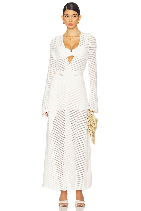 view 2 of 4 Elliott Robe in Ivory
