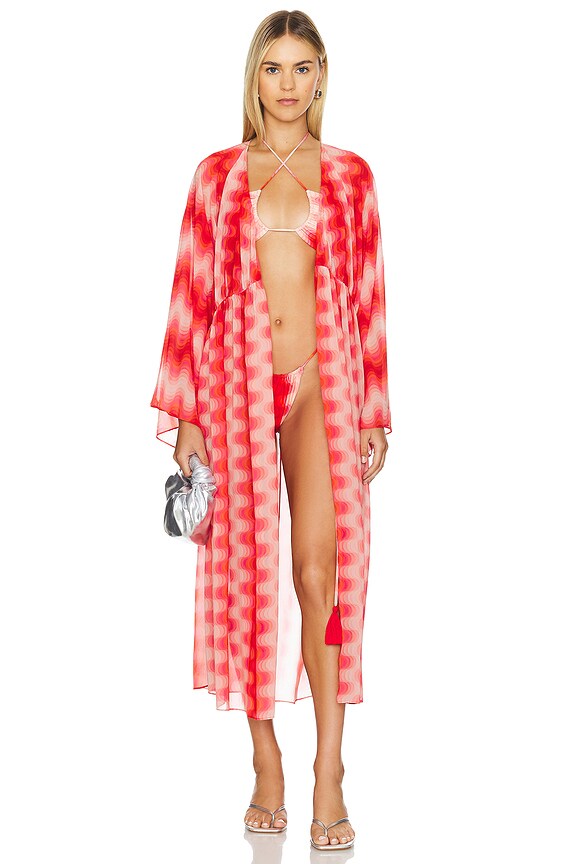 view 2 of 5 ALBORNOZ RAFIA in Raspberry Rose