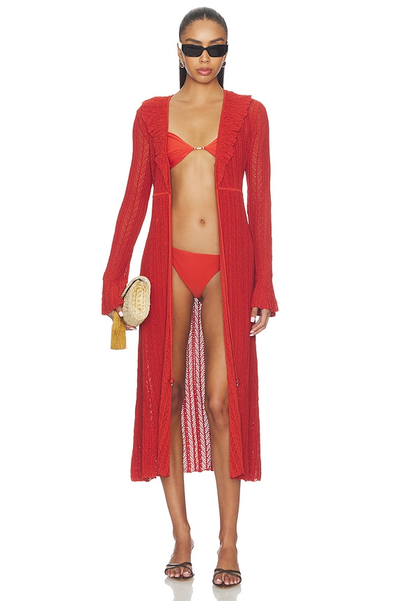 view 2 of 4 Sienna Robe in Terracotta