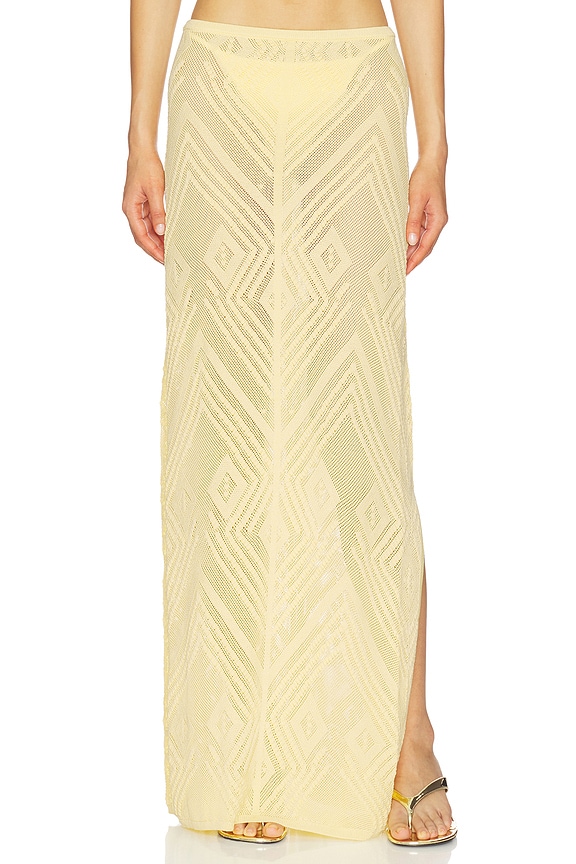 view 1 of 6 JUPE LONGUE VIE in Lemondrop