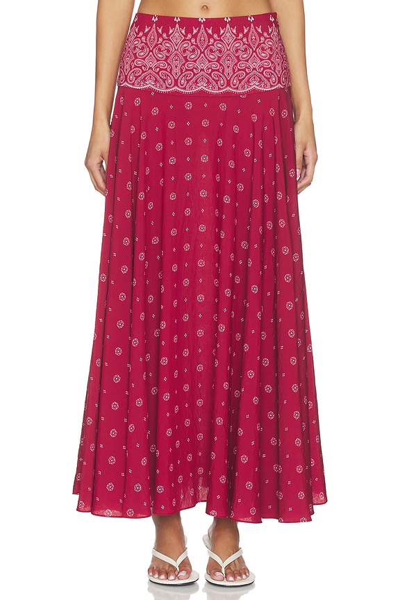 view 1 of 6 FALDA MAXI RYLIE in Merlot