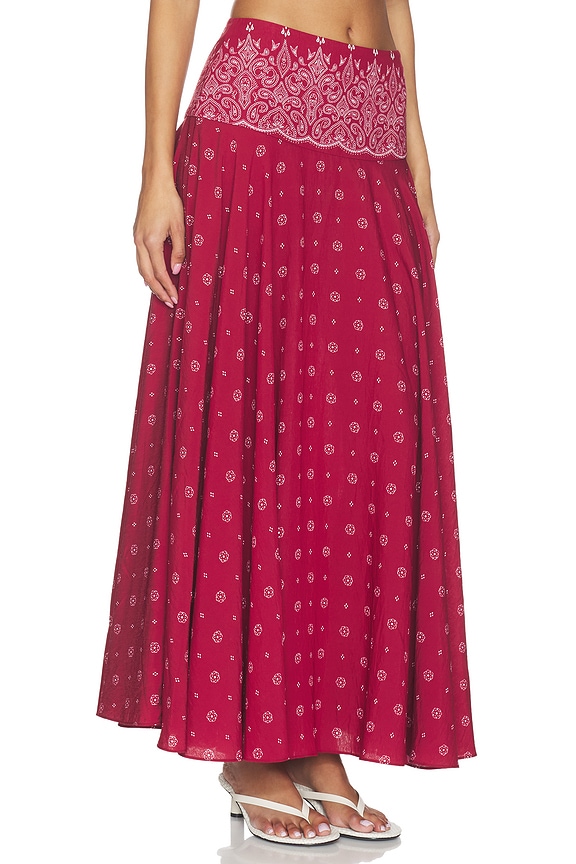 view 2 of 6 FALDA MAXI RYLIE in Merlot