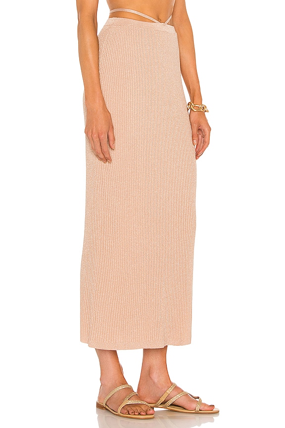 view 2 of 4 Sage Skirt in Dusty Rose