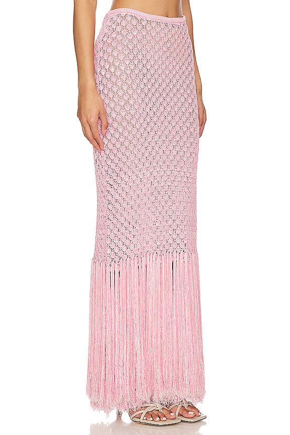 view 2 of 4 Lacey Skirt in Flamingo