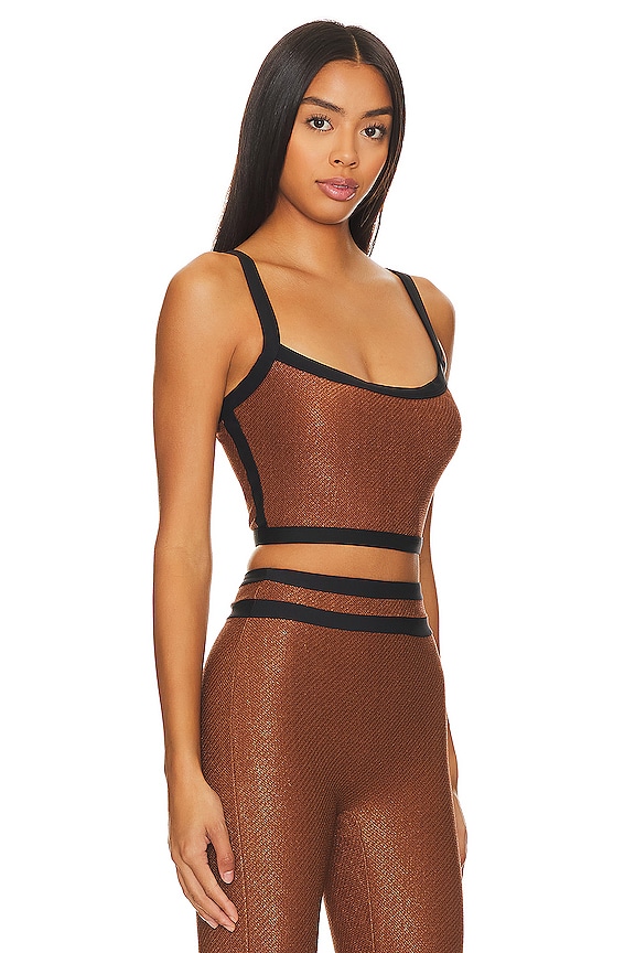 view 2 of 4 DYLAN クロップトップ in Chestnut