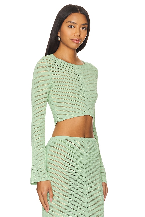view 2 of 4 Raya Top in Seafoam
