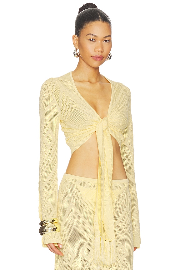 view 2 of 4 TOP BLUSA VALE in Lemondrop