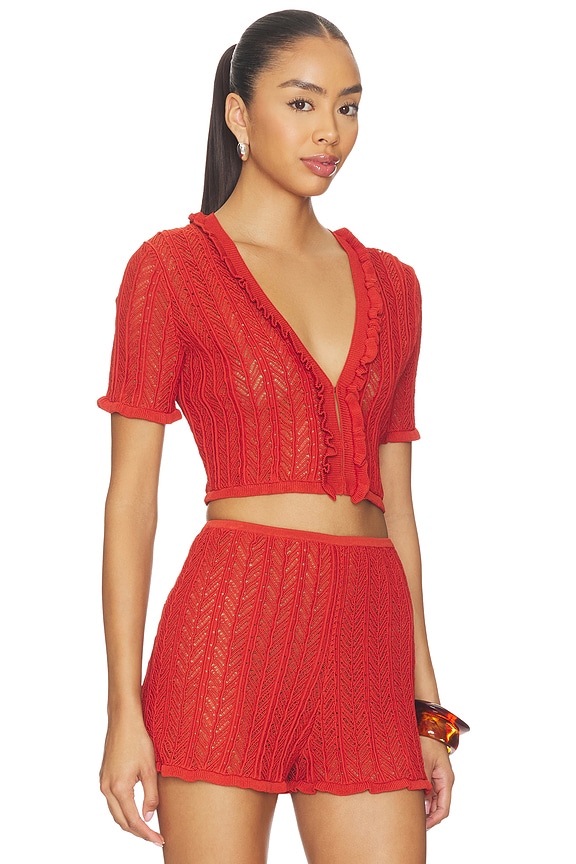 view 2 of 4 Charlene Top in Terracotta