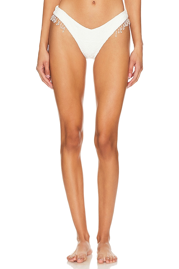 view 1 of 5 Riva Bikini Bottom in Pearl