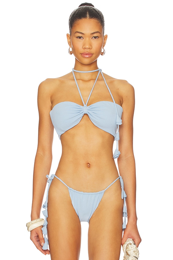 view 1 of 4 Eleanor Halter Bikini Top in Skylar