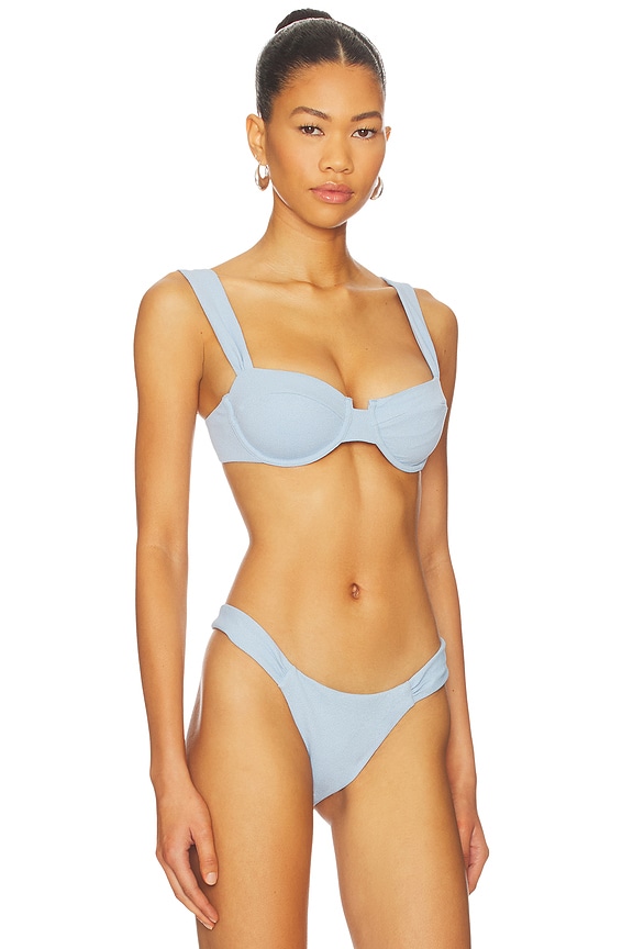 view 2 of 4 Josephine Underwire Bikini Top in Skylar