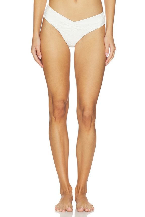 view 1 of 5 Noelle Bikini Bottom in Porcelain