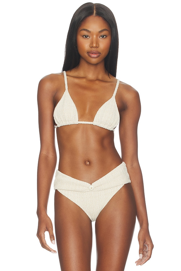 view 1 of 5 HAUT DE MAILLOT DE BAIN VIENNA in Golden Dune