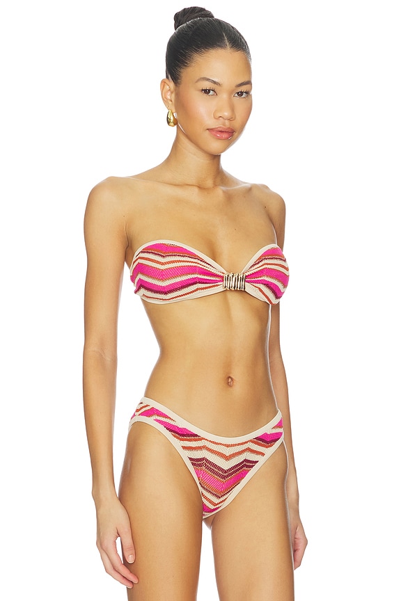 view 2 of 4 Samira Bikini Top in Berry