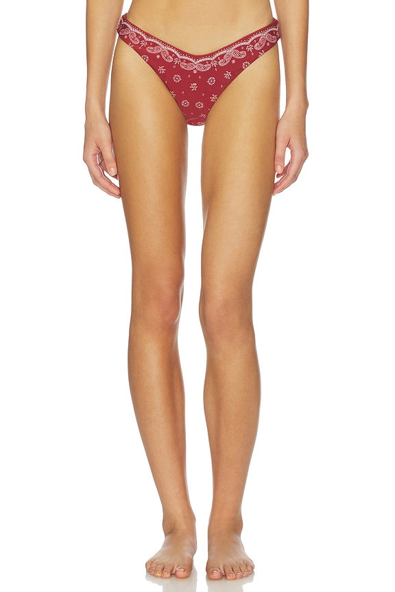 view 1 of 4 Larissa Bikini Bottom in Merlot
