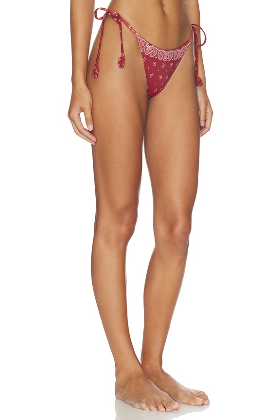 view 2 of 5 Eadie Bikini Bottom in Merlot