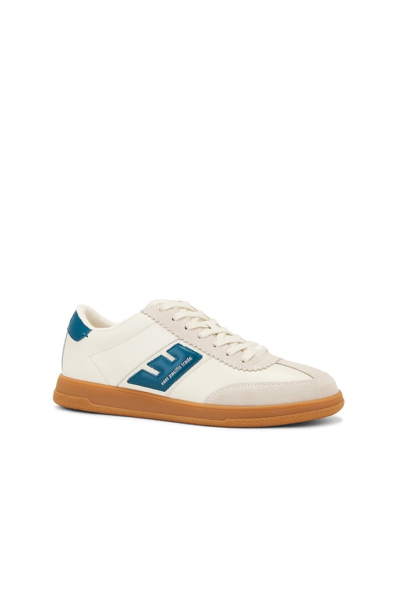 view 2 of 6 Santos Sneaker in Ivory & Dark Teal