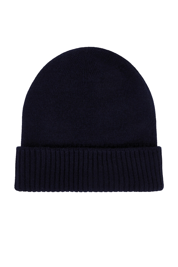 view 2 of 3 Rhana Wool Cashmere Beanie in Navy