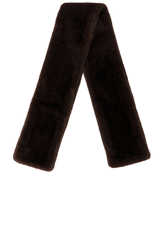 view 2 of 4 x Coco Bodil Scarf in Dark Brown
