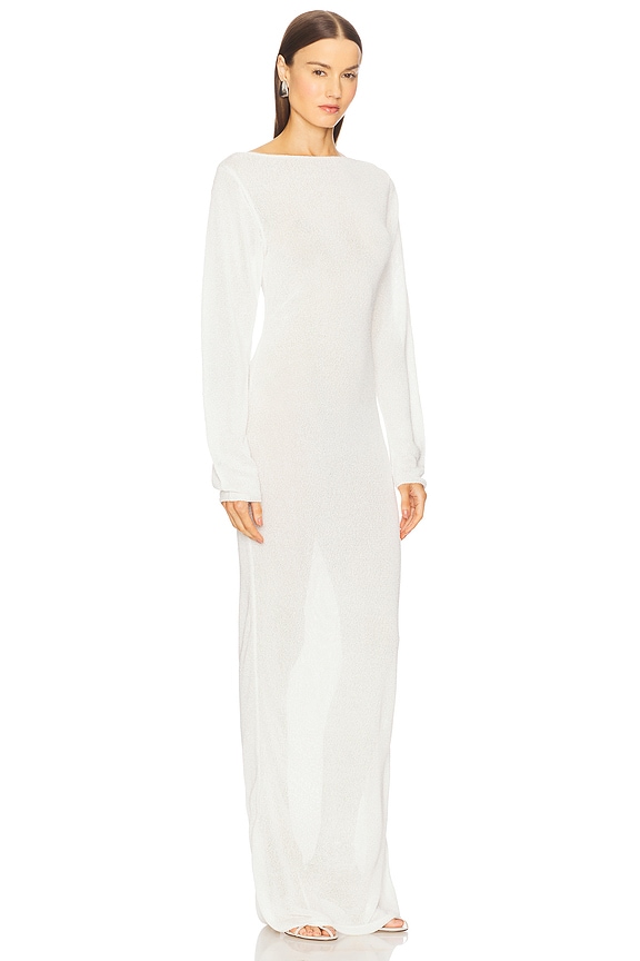 view 2 of 4 x Coco Wister Long Sleeve Maxi Dress in Ivory