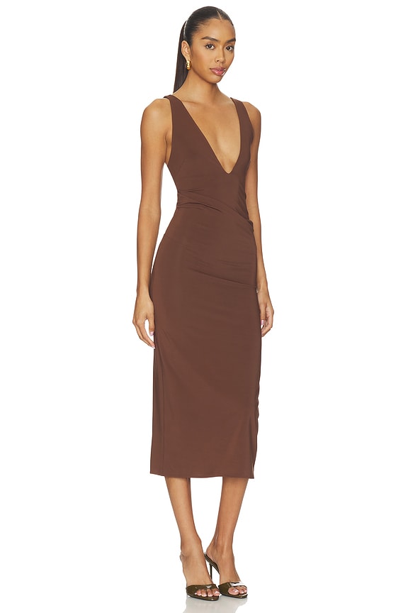 view 2 of 4 VESTIDO PRAVA in Chocolate Brown