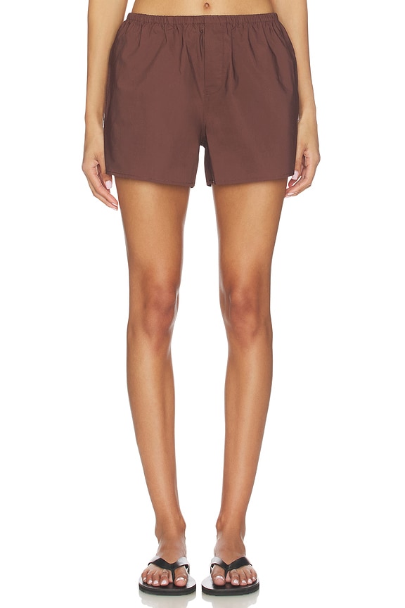 view 1 of 7 Aven Short in Chocolate