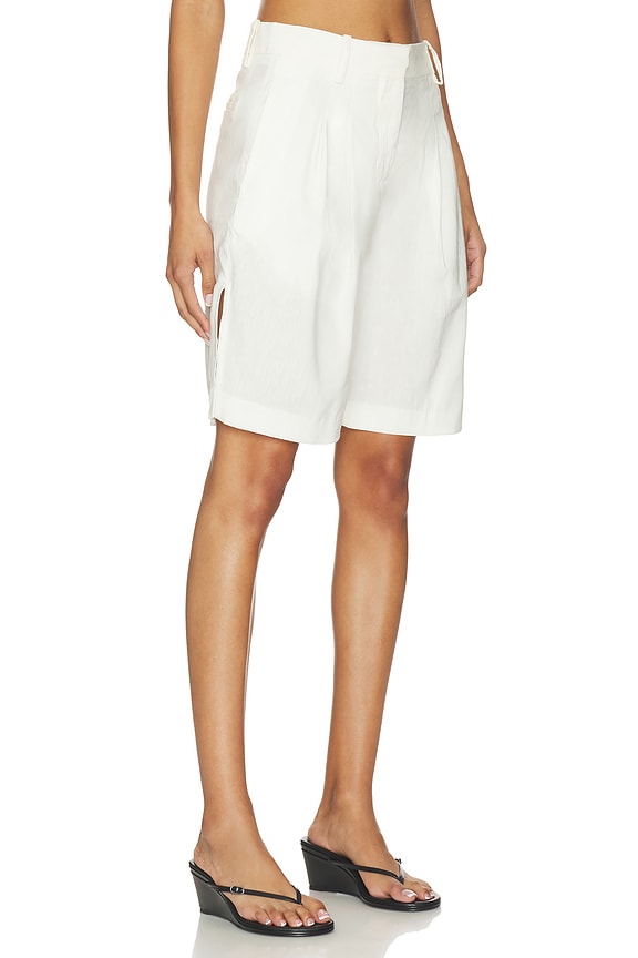 view 2 of 7 Iyla Long Short in White