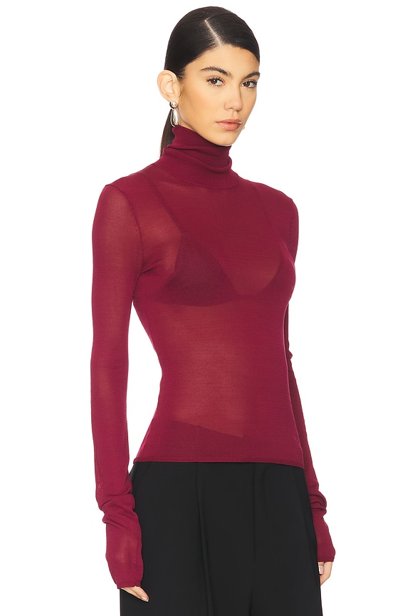 view 2 of 4 PULL ALEXANDER in Burgundy