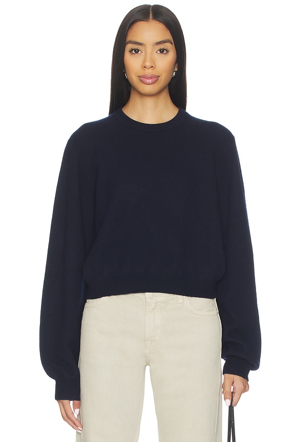 view 2 of 6 Parris Detachable Kerchief Crew in Navy