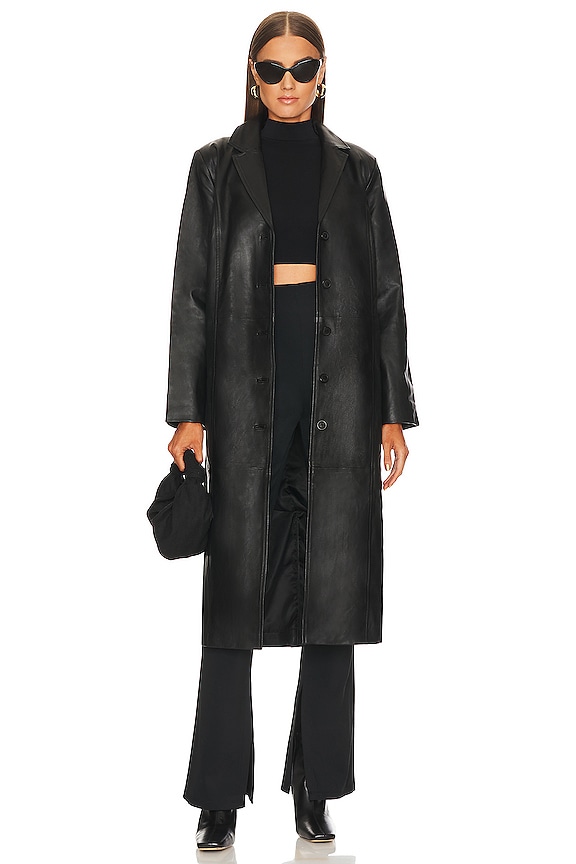 view 2 of 4 MANTEAU TIM in Black