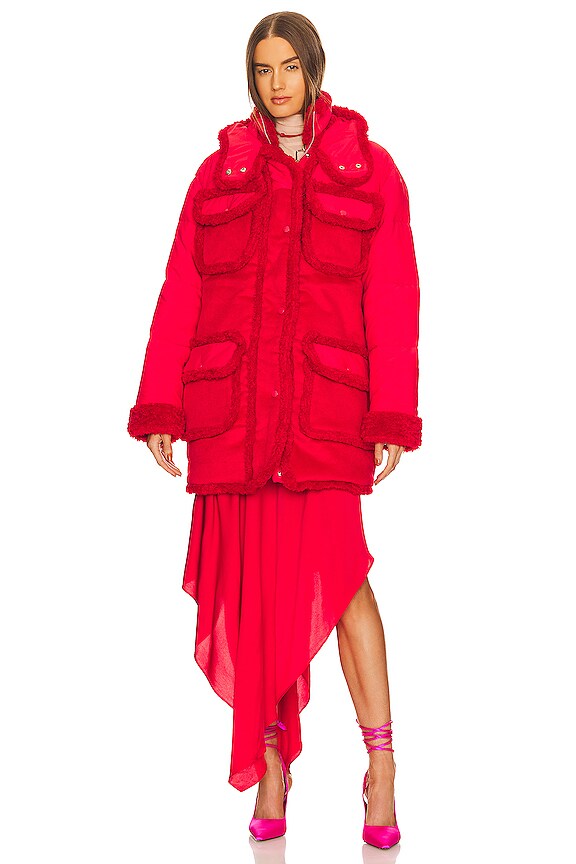 view 2 of 5 Tycen Coat in Red