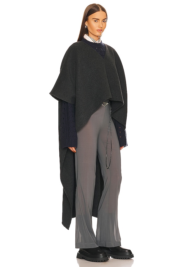 view 2 of 3 Dax Poncho in Gray