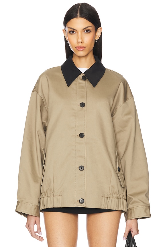 view 2 of 5 Yuna Jacket in Khaki Greige