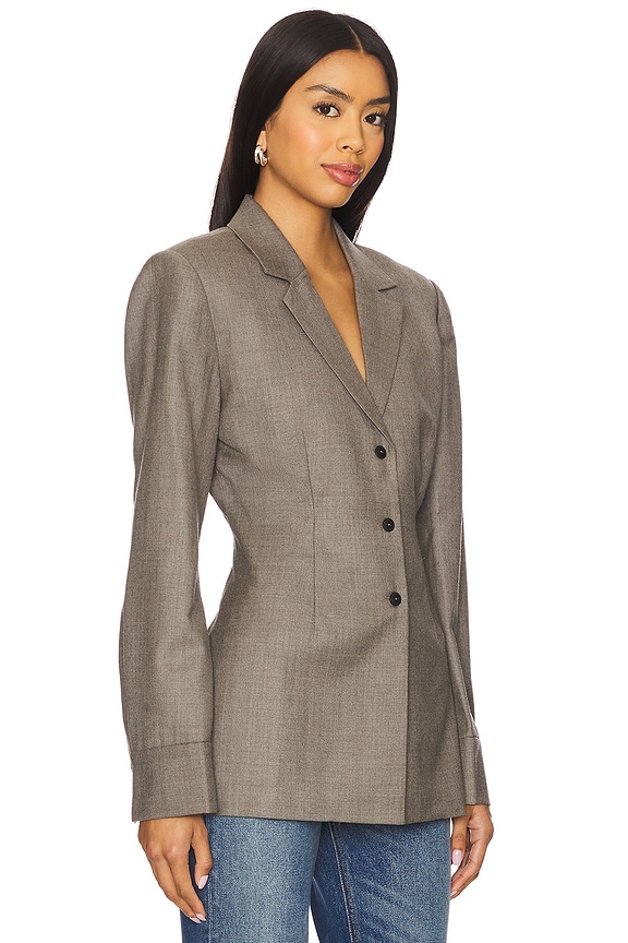 view 2 of 4 Auri Overshirt in Melange Gray