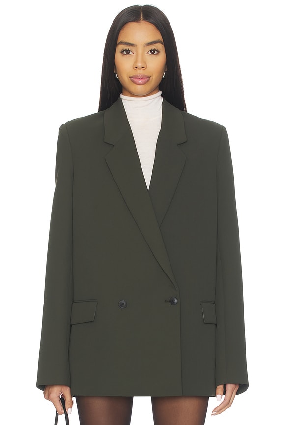 view 2 of 5 x Coco Alia Blazer in Hunter Green